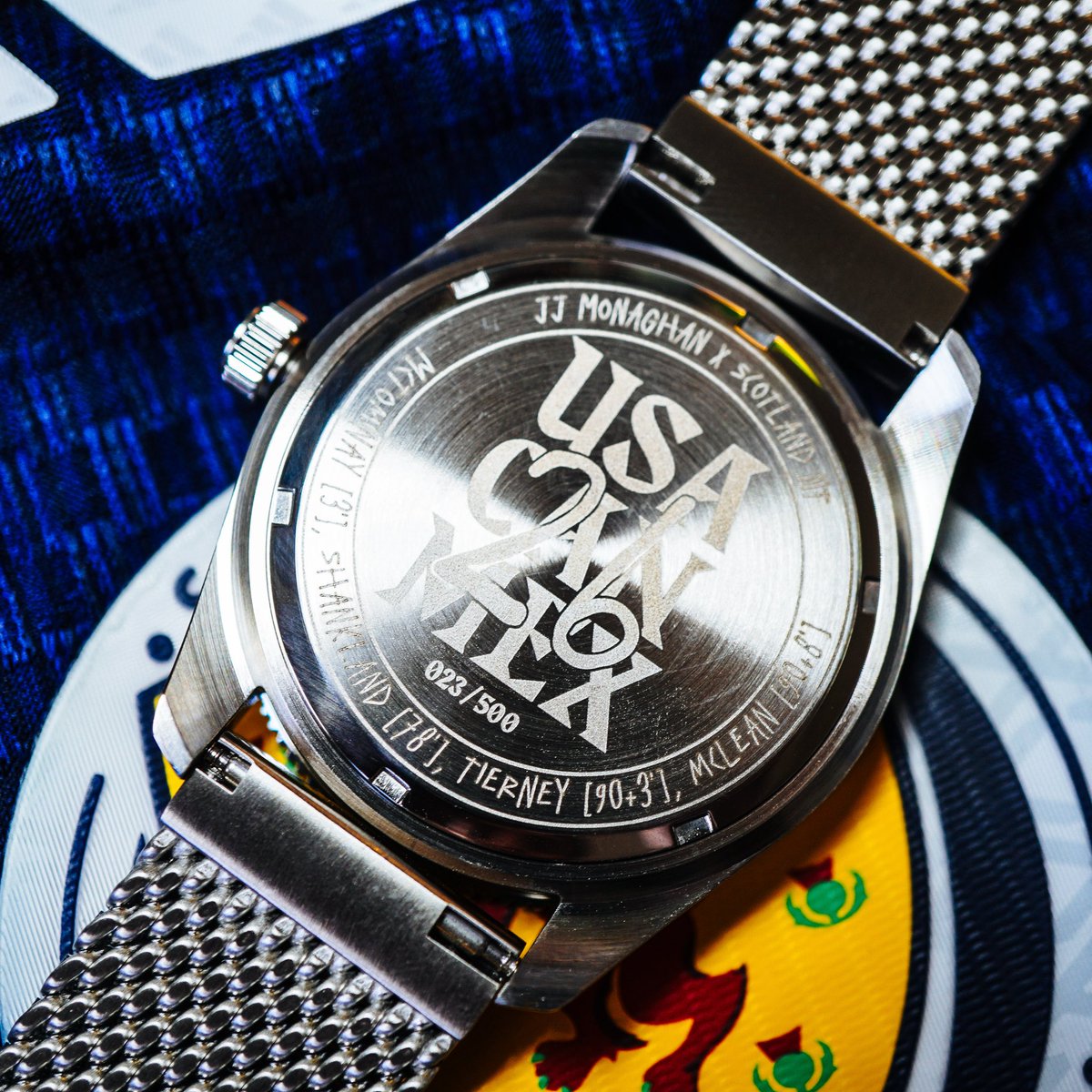 jjmonaghan_com's tweet photo. The official @ScotlandNT x JJ Monaghan World Cup Watch.

Limited Edition, Numbered 001-500

https://t.co/00jfllDLEd https://t.co/ArAqSKXqUK
