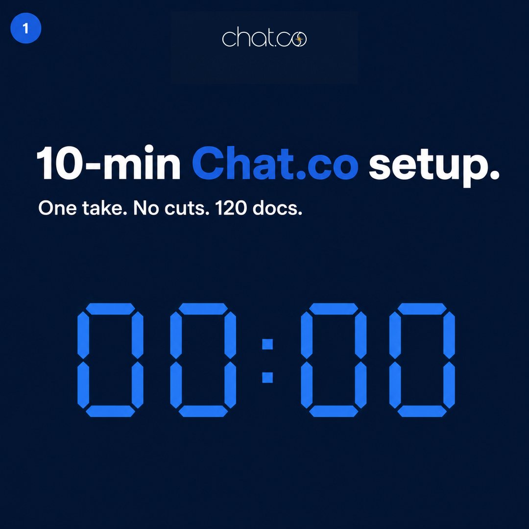 chatdotco's tweet photo. Most enterprise AI evals turn into 6-week integration projects.
This one ends at 09:48 with a cited answer on screen.
120 real docs. Upload, connect, ask. https://t.co/fbHMOxK9vy