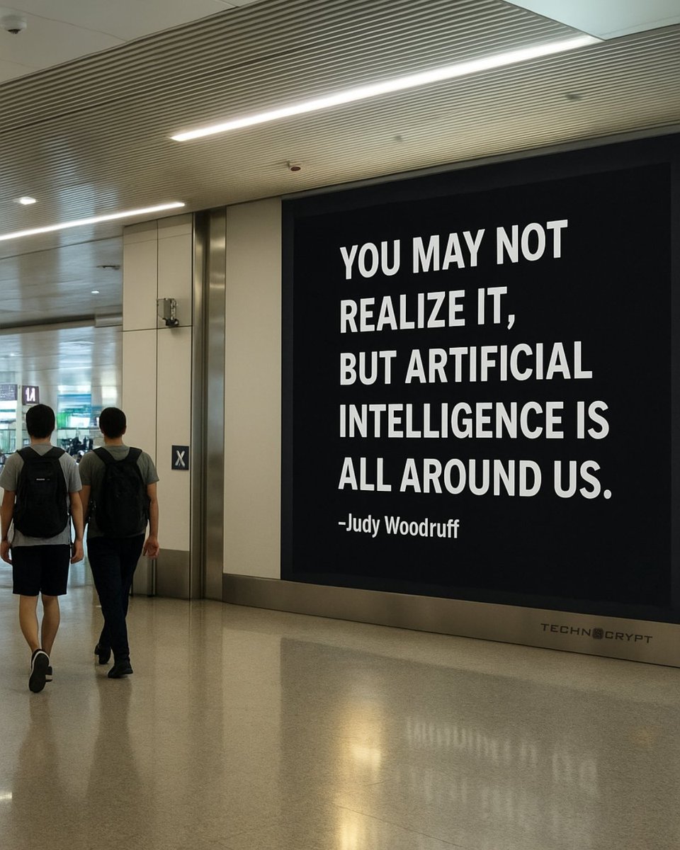 technocrypt's tweet photo. Most people imagine AI as something futuristic.

But the reality is much quieter.

AI is already part of everyday life.

Most people interact with artificial intelligence daily without even noticing it.

That is what makes modern AI interesting.

And this is still only the beginning.

The real shift is not that AI exists.

It is that people are starting to realize how deeply connected it already is to the systems around them.

#ArtificialIntelligence #AI #Technology #FutureTech