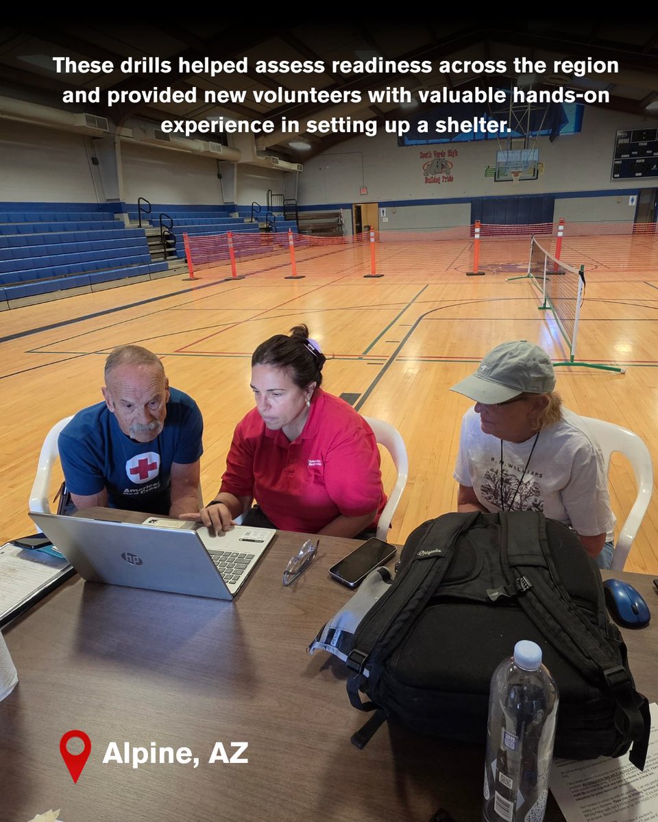 RedCrossNM's tweet photo. As disaster season approaches, the American Red Cross continues to prepare volunteers and strengthen response readiness across the region. Want to be part of the response? Join us and become a Red Cross volunteer today by visiting https://t.co/okDHprxG5m https://t.co/5mfPA2xiBd