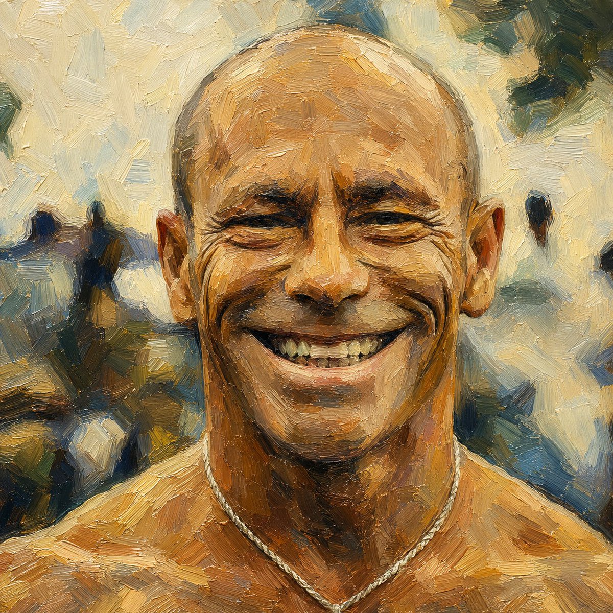 surfreportbr's tweet photo. Tom Carroll em tinta a óleo 🌊🎨
Entre pinceladas intensas e o espírito livre do surf, a lenda australiana ganha vida como uma obra clássica do oceano.
Energia, estilo e história misturados em cada detalhe da pintura.
#TomCarroll #SurfLegend #SurfArt #OilPainting #SurfCulture #WaveRider #SurfHistory #OceanArt #SurfLife #SurfReport