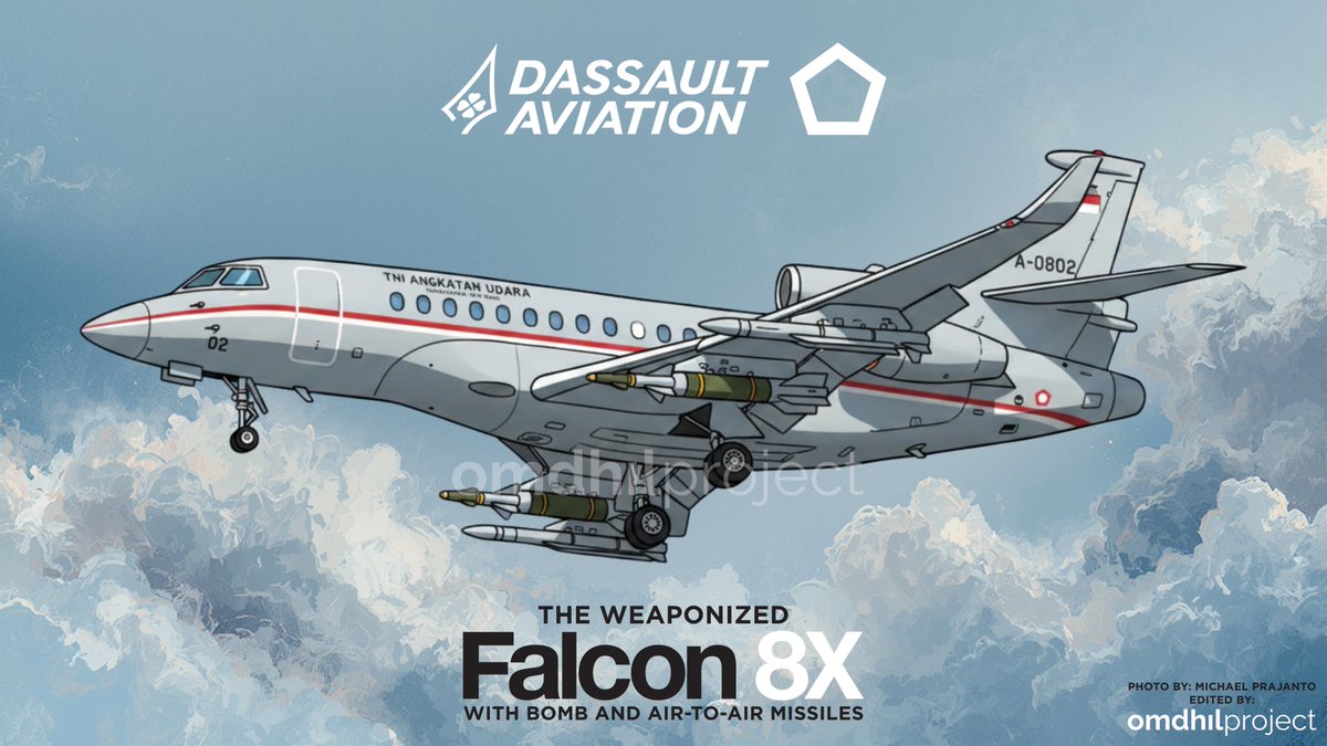 omdhilproject's tweet photo. Dassault Aviation - The Weaponized Falcon 8X https://t.co/1NOIOGU9xJ
