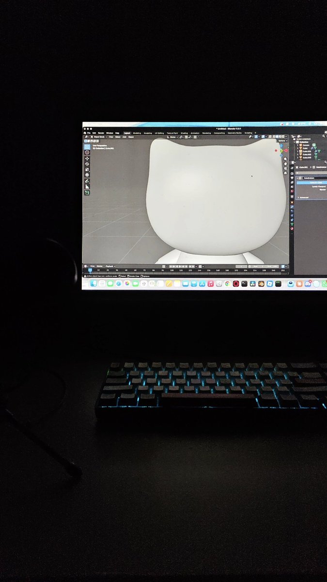 _nrrifa's tweet photo. Hello kitty by #blender 
.
.
.
.
.
.
#b3d #characterdesign #3d #3dmodelling https://t.co/eoWFnbU23L