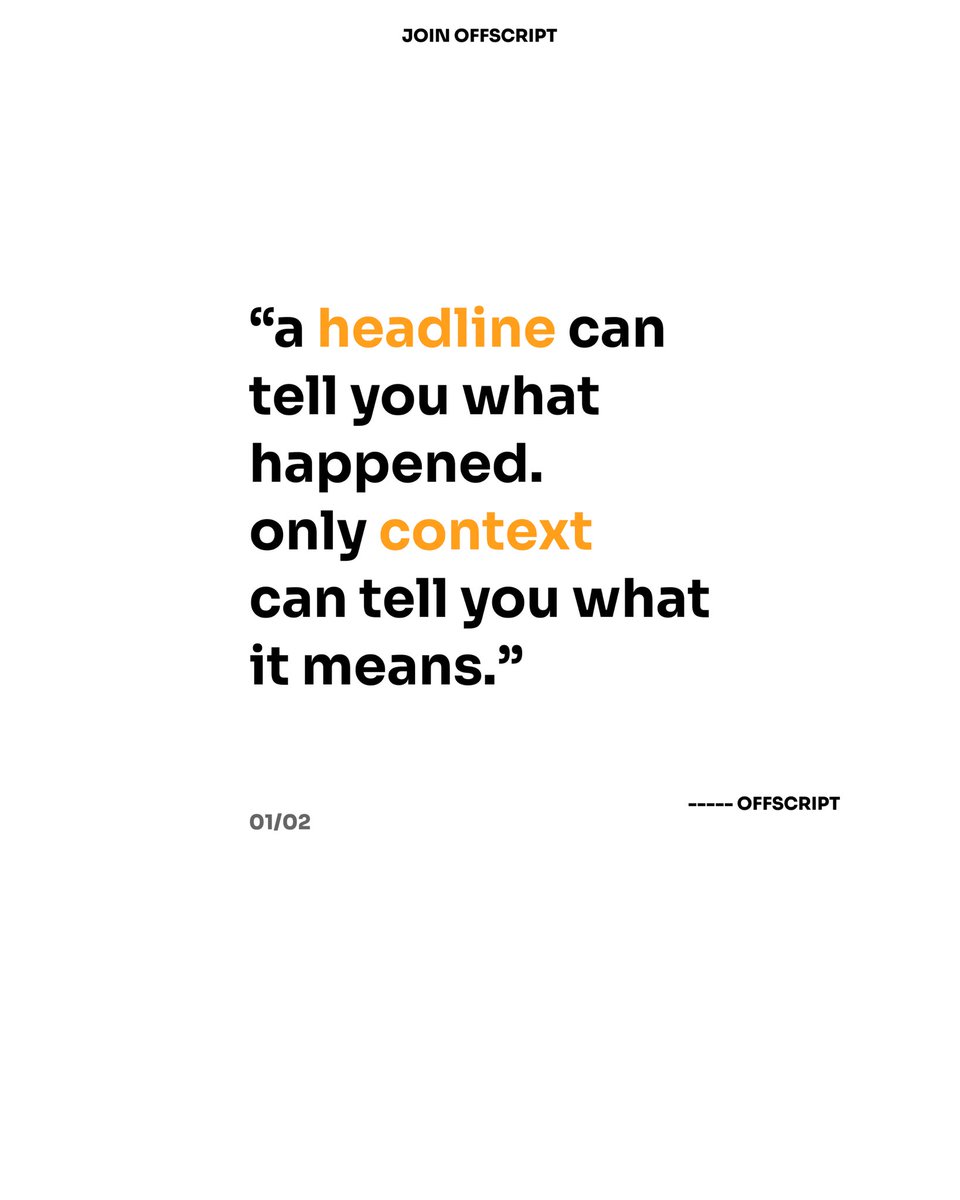 theoffscriptfm's tweet photo. Because a headline won’t help you make better decisions for your wallet or your life. Context will.

We don't just report what happened, we break down what it actually means for you.

Hit the link in our bio to join the waitlist!

#Contextmatters #theoffscriptfm #news #nigerians https://t.co/Lek8ybkax3