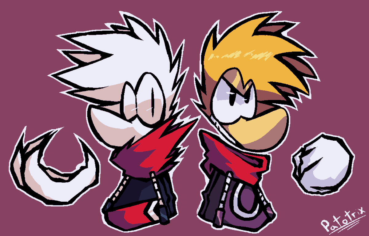 Patotrix41's tweet photo. Raymans :()

#rayman #fanarts #oc https://t.co/9Jx3uMweIo