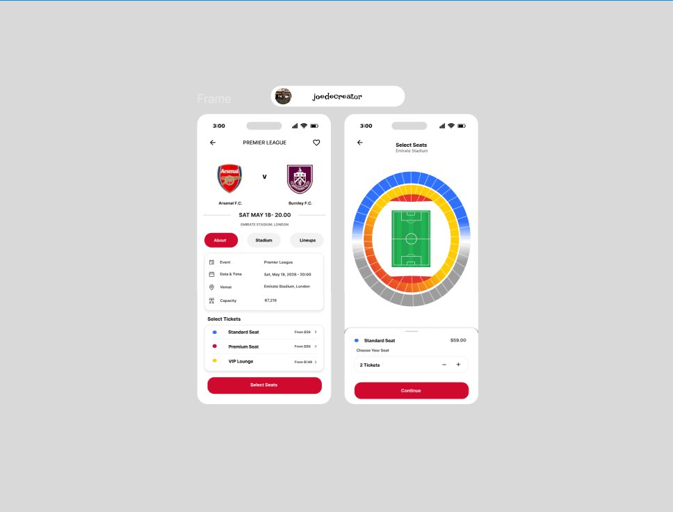 Sefjos331's tweet photo. Designed this ticket booking UI design

It was really fun 😊

What would you rate it? https://t.co/bj4QDGhTrQ