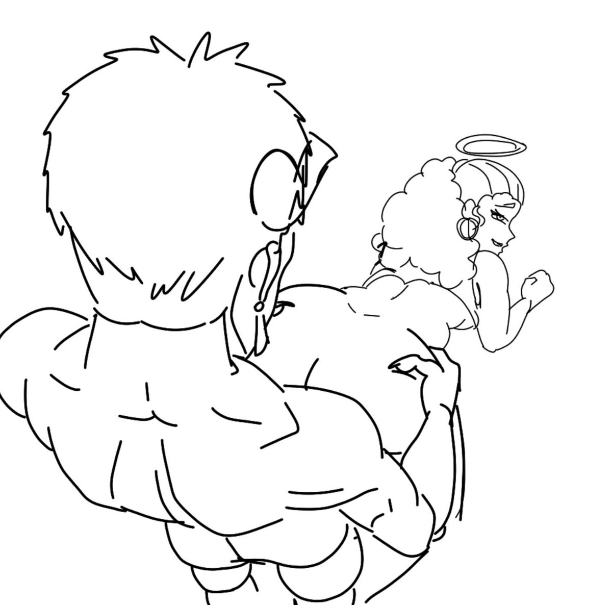 Miss_Plaque's tweet photo. São só amigos #oc # nsfw https://t.co/PzQxHj0jV3
