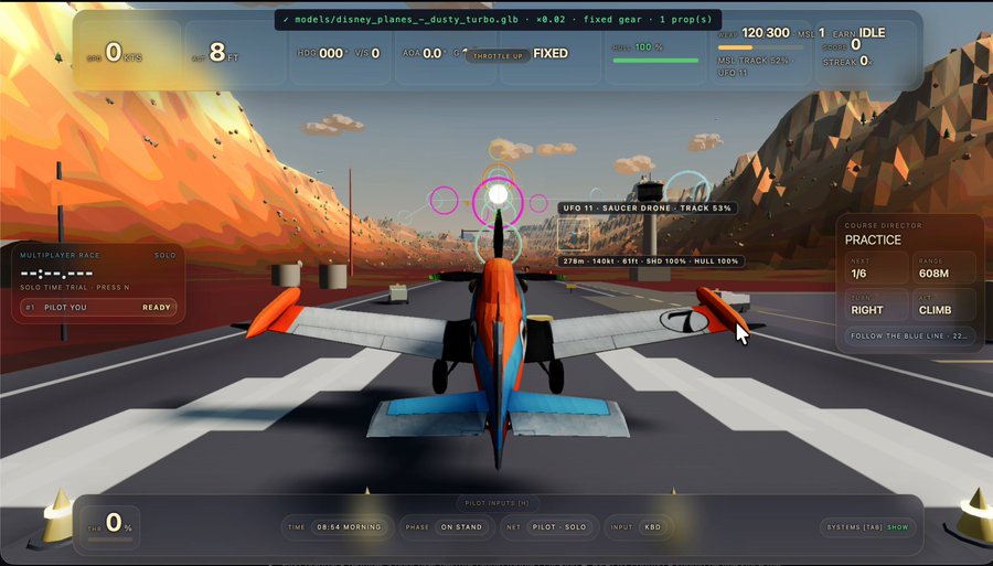 Treejs Flight Path Introducing