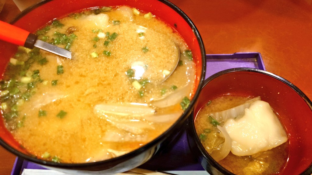 おだんごページ 〆はだんご汁 暫く休んでいた山水のお母さんも元気になられて😀