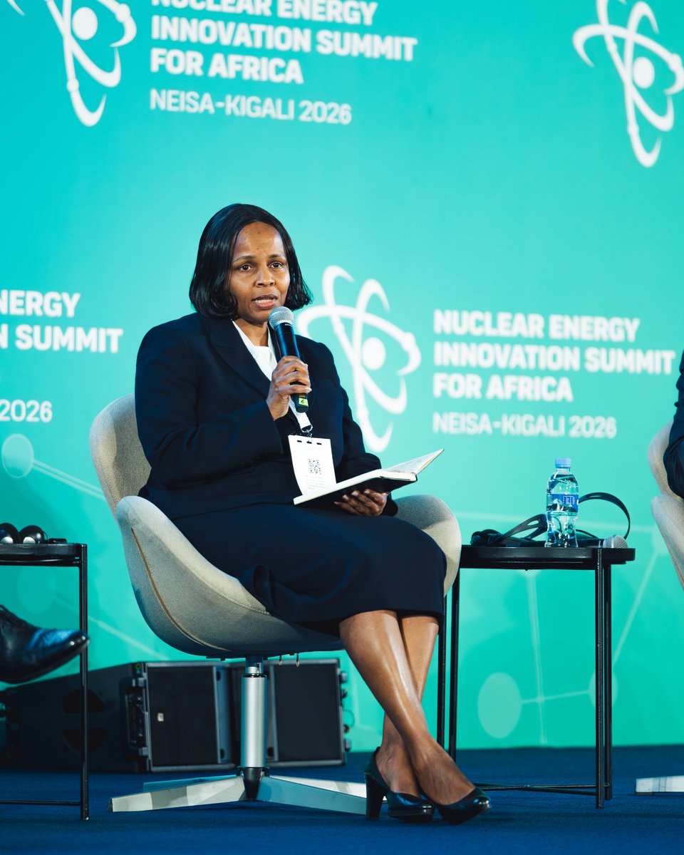NEISAfrica's tweet photo. At the Africa’s Nuclear Energy Investment Case plenary during #NEISA2026, leaders from the World Bank, African Development Bank, and Trade and Development Bank Group examined the financial, regulatory, and infrastructure requirements needed to unlock investment in Africa’s nuclear energy future.

Discussions focused on the importance of long-term planning, financially sustainable utilities, regional power integration, and credible regulatory systems capable of supporting large-scale energy infrastructure across the continent.

Kevin Kariuki, Vice President for Power, Energy, Climate and Green Growth at the African Development Bank, noted that Africa’s energy demand is expected to double by 2040, driven by industrialisation, urbanisation, and population growth, requiring approximately $100 billion in annual energy investment.

Eric Fernstrom, Regional Director for Infrastructure at the World Bank, emphasized that nuclear projects cannot be viewed in isolation, but must be integrated into broader electricity market reforms, power sector viability, and long-term economic planning frameworks.

The panel also explored the importance of government support mechanisms, long-term financing structures, and institutional capacity in creating bankable nuclear projects capable of attracting both public and private investment.

As discussions continue in Kigali, #NEISA2026 remains focused on advancing practical pathways to finance, develop, and deploy sustainable nuclear energy solutions across Africa.

Learn more: https://t.co/OJOkERXWLu

Stay connected: #NEISA2026