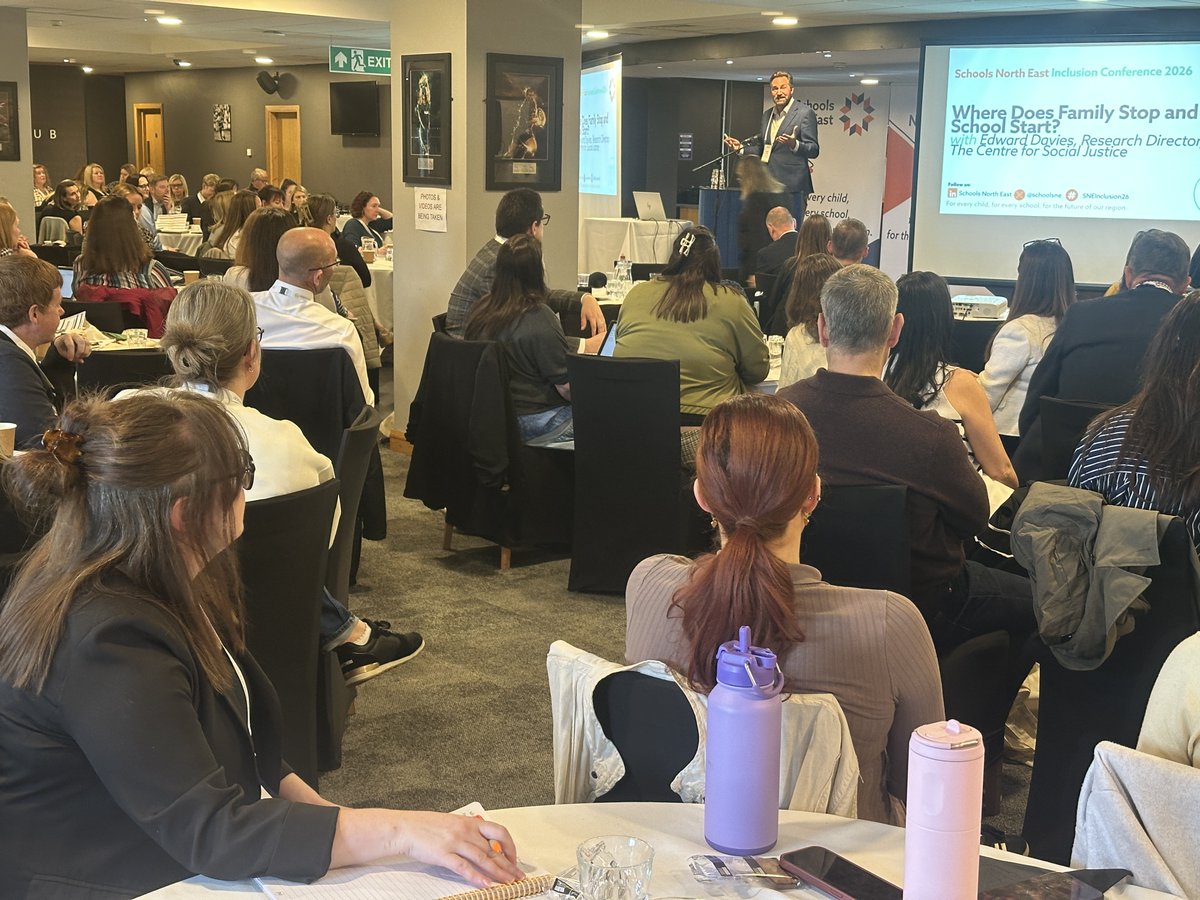 SCHOOLSNE's tweet photo. Across the day, speakers explored inclusive #SEND provision, adaptive teaching, AI, disadvantage, Early Years practice, hidden anxiety, autism, nervous system regulation and belonging. 

A huge thank you to every speaker for sharing such practical and honest insights. #SEND https://t.co/ucdqY6A4w8
