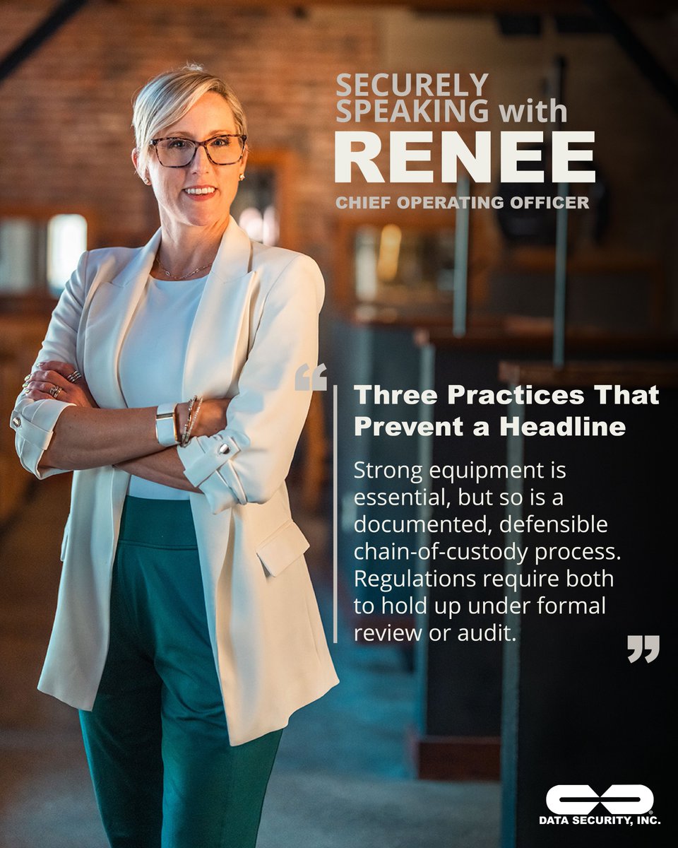 DataSecurityInc's tweet photo. It only takes one mistake to create a breach. Here are three principles I encourage every organization to adopt today: https://t.co/vL6kpubx66
