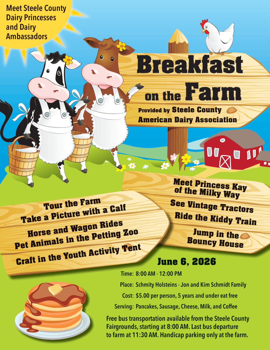 OwatonnaCommEd's tweet photo. We are just a few weeks out from Breakfast on the Farm! Make sure it makes your summer calendar!

#owatonnacommtogether #OwatonnaProud https://t.co/Fg7z4FXsPX