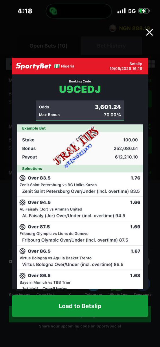 KING_FRED10's tweet photo. Combine 3.6k odds 👉 U9CEDJ
Combine 100+ odds👉JFV5NU
Combine 100+ odds👉 XYTQ9K

200+ Edit 👉 QNCCP1

Make sure u FLEXBET too 🤝🙌 https://t.co/XHm4j3253y