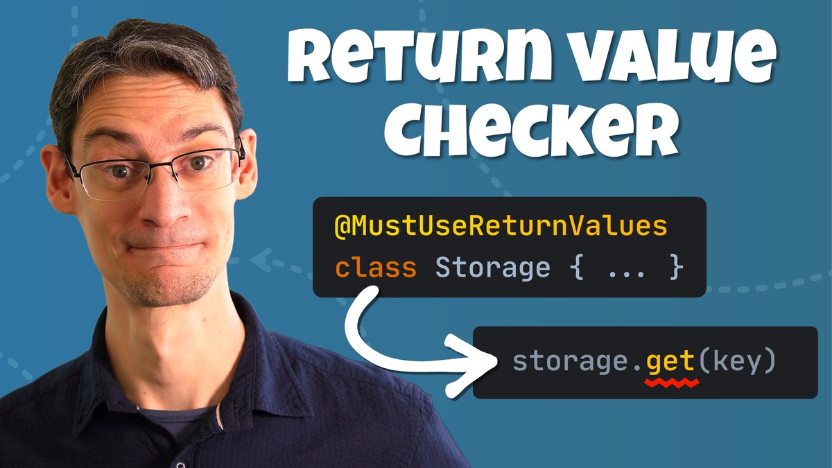 djleeds's tweet photo. Kotlin's return value checker - lots of developers missed this one. In this video, I show how you can use it to expect call sites to use the values returned from your functions. See you at KotlinConf this week!

https://t.co/FTSTATj3LH https://t.co/klOpgBQWaj