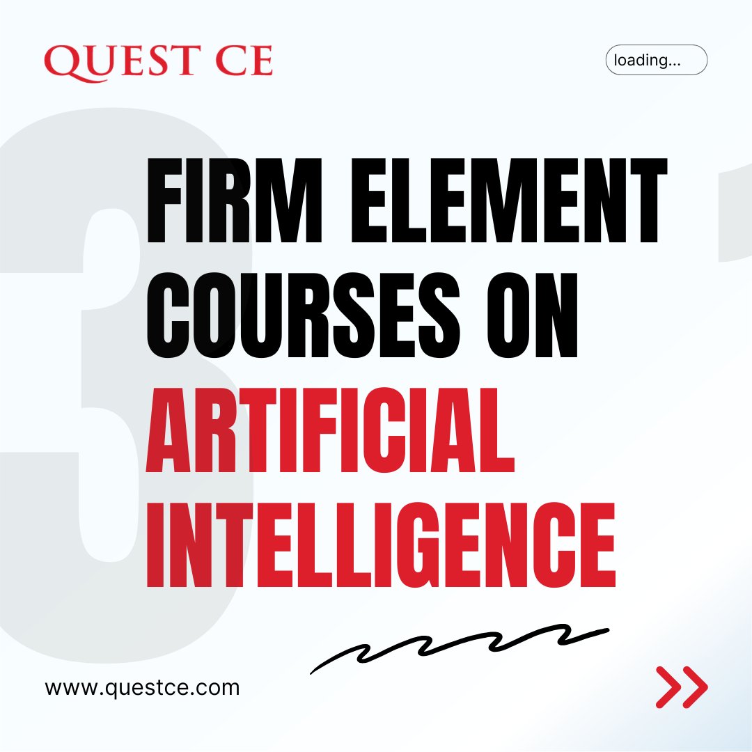 QuestCE's tweet photo. AI is coming up in almost every compliance conversation right now. Training is where that starts. We’ve built a set of AI-focused courses designed to help firms understand the risks &amp; responsibilities.

Explore our lineup &amp; browse our full catalog: https://t.co/wmowu2p1pV https://t.co/qwvJvzBIz8