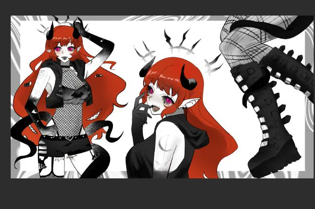 yidhrasveilVT's tweet photo. You all have my permission to use my new models design in your nsfw art~♡ https://t.co/MQ4kcu65eq