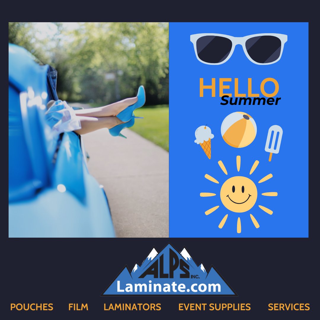 Laminatecom's tweet photo. Although it's not officially SUMMER until June 21... The ALPS Team is ready to kick up our heels and enjoy some fun in the sun! https://t.co/AADxjKLHyb