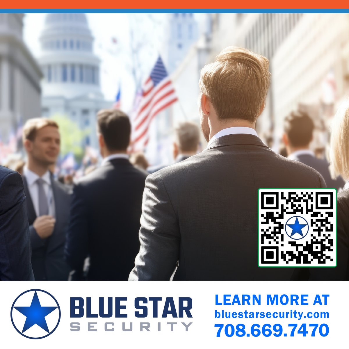 BluStarSecurity's tweet photo. At Blue Star Security, we offer Executive Protection services designed to protect against physical, digital, and reputational risks. Our team of highly trained experts provides discreet protection, ensuring safety and peace of mind wherever you go.

Visit https://t.co/BPRDPNIOr0 https://t.co/P8pmCZdRg2
