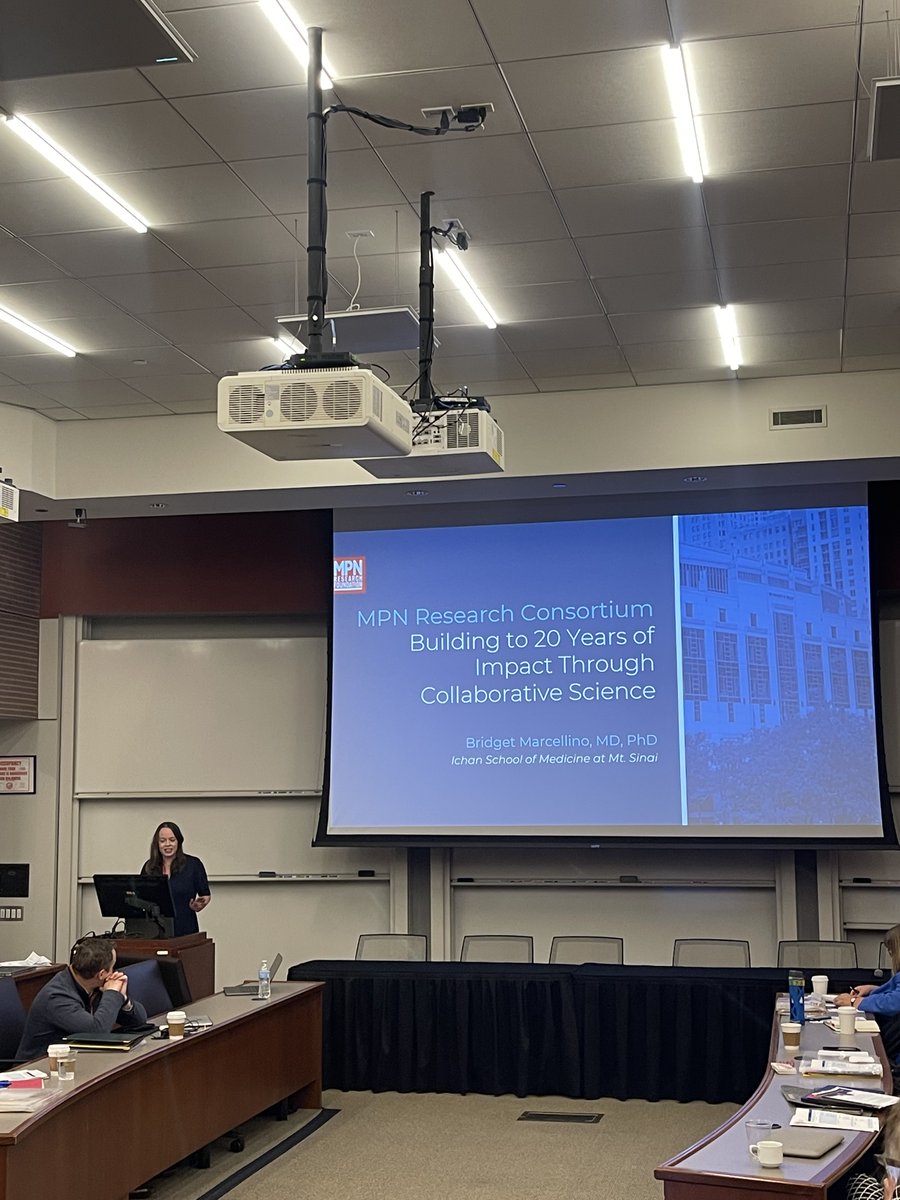 mpn_consortium's tweet photo. Shoutout to Dr. Bridget Marcellino for presenting "MPN Research Consortium: Building to 20 Years of Impact Through Collaborative Science" at this years MPN Research Foundation | 2026 MPN Roundtable™ at The University of Chicago Gleacher Center ! 
#mpnresearch #mpnrf https://t.co/I8BEixRJpA
