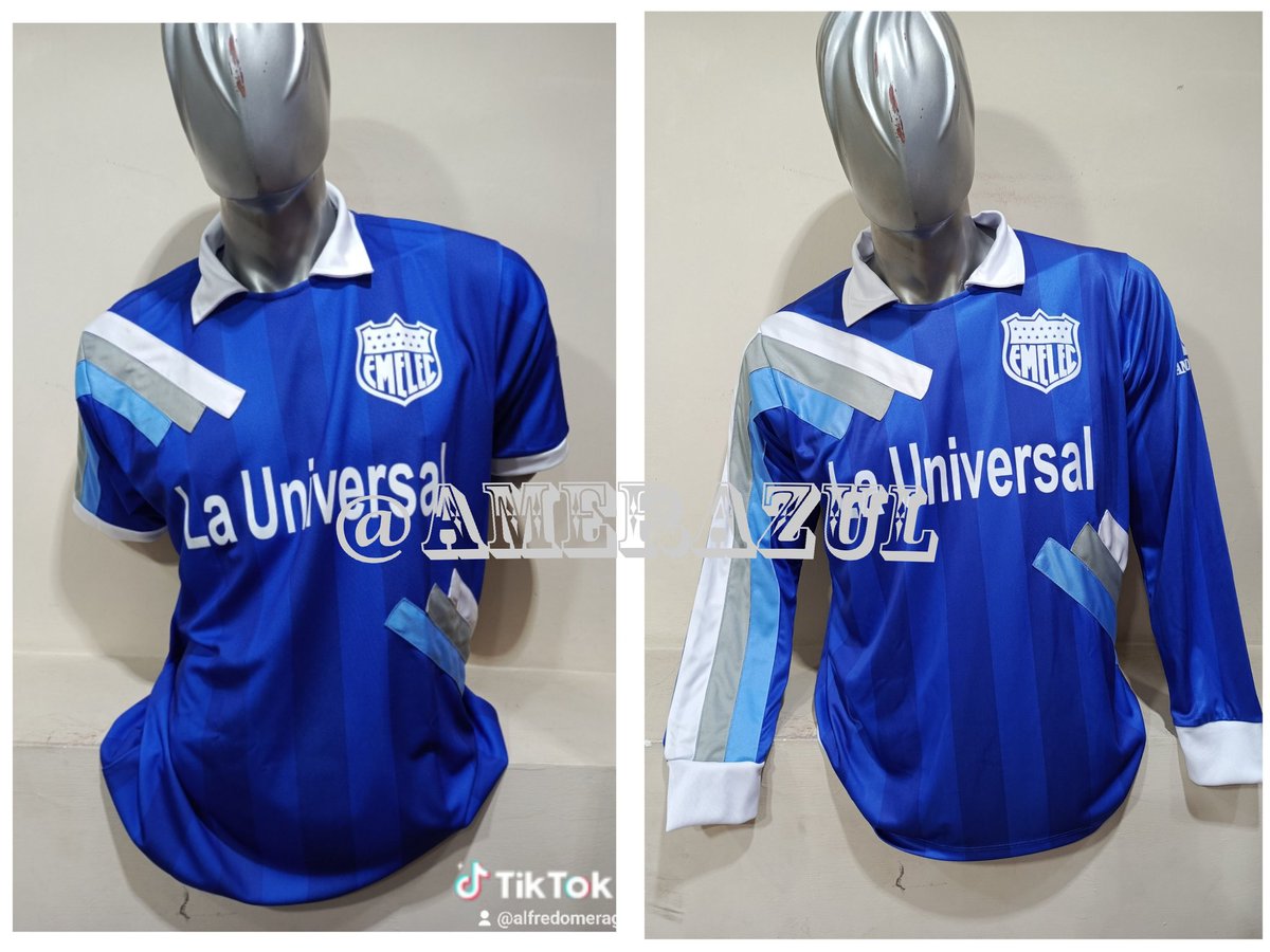 amerazul's tweet photo. #UnDiaComoHoy.
19.05.1991.
Campeonato nacional.
Estadio modelo.
@CSEmelec 2(E.Verduga e I. Ron).
C.D.Juvenil 2 ( Caceres 2)
Cc @ron.yvo
Camiseta retro 1991, de venta "tienda online Amerazul".
 WhatsApp 0959279315
@ivoron101 https://t.co/uHTYM1o7FO