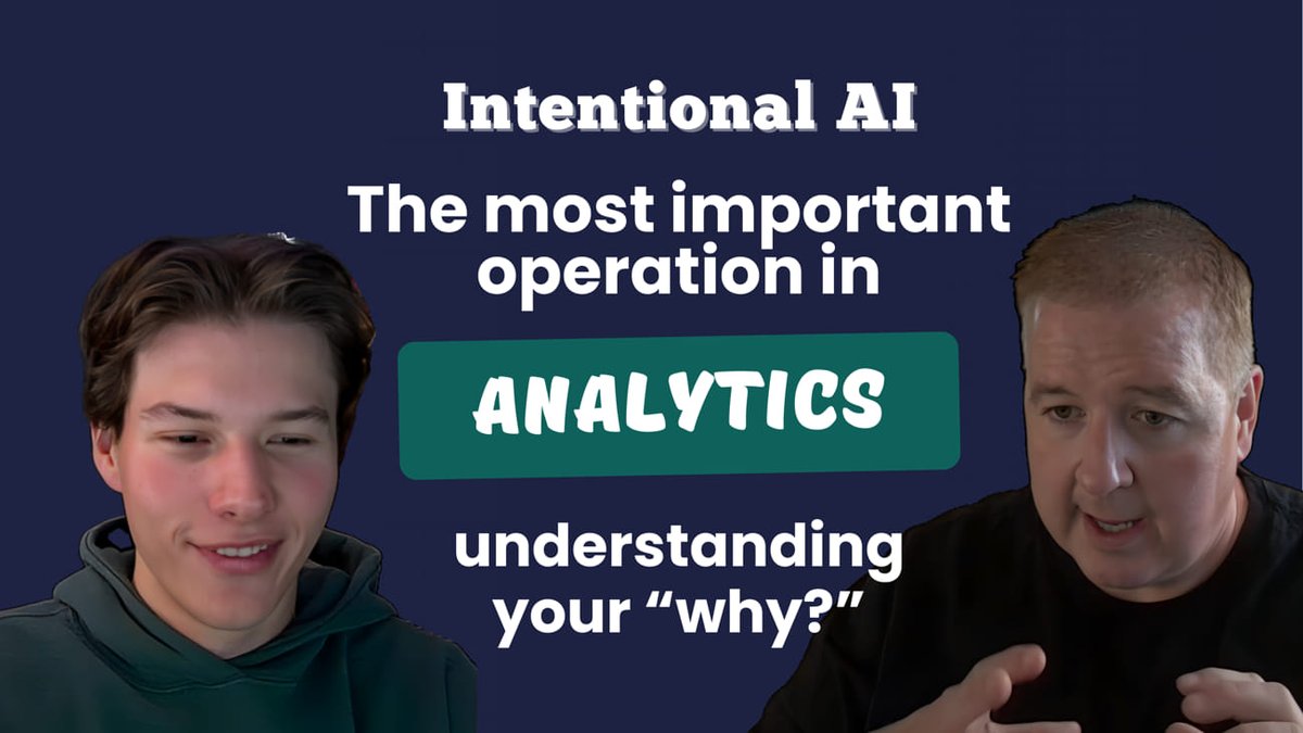 DiscussStupid's tweet photo. A dashboard nobody questions is just a very expensive way to feel informed.

New episode on AI and analytics - and what has to change before the tools matter.

https://t.co/Gn0RjbBKEI https://t.co/BN0VV3wCen