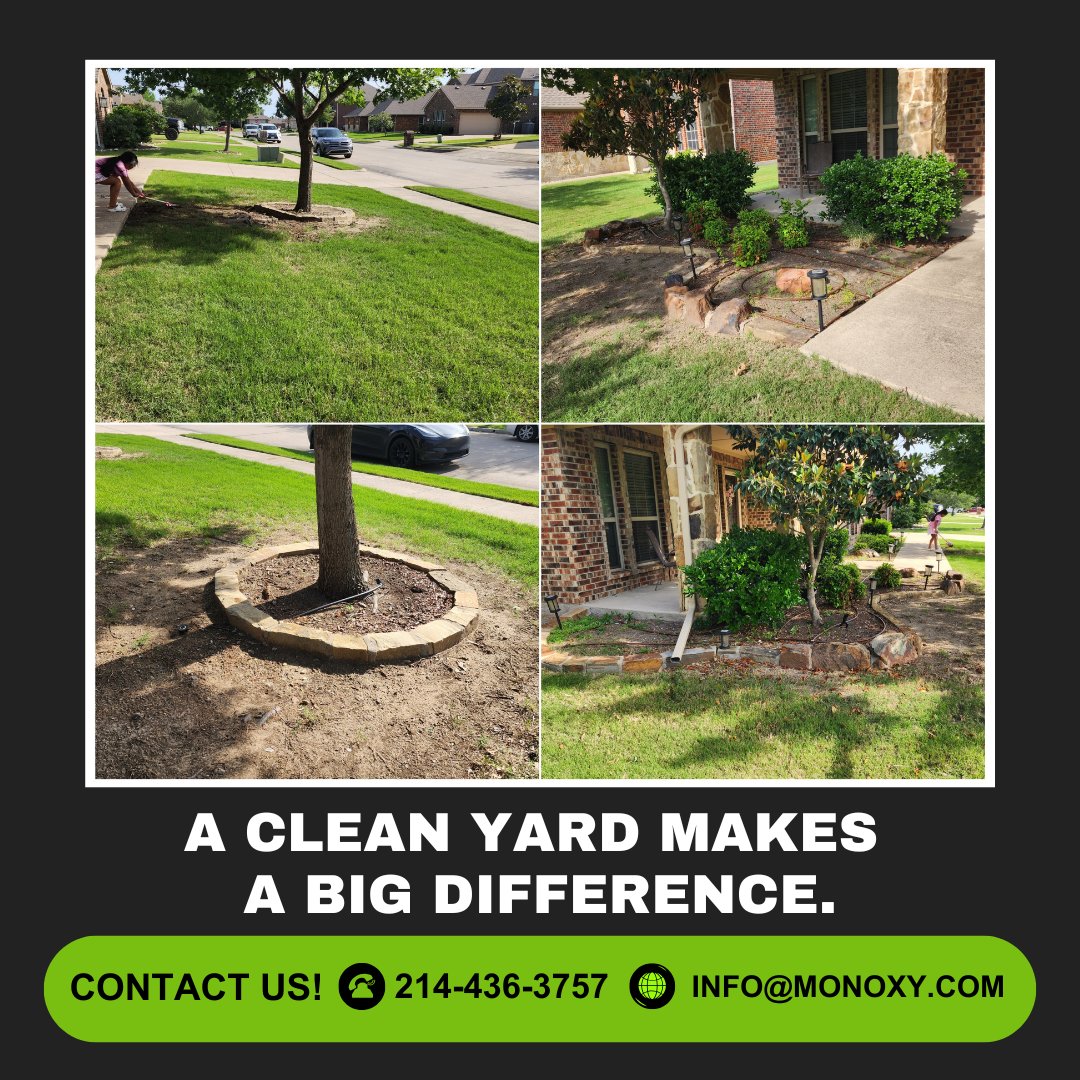 Monoxy3's tweet photo. At Monoxy, we do more than construction and remodeling. We also help keep your outdoor spaces clean, organized, and looking their best with reliable yard cleaning services designed to improve the appearance &amp; comfort of your property.

#Monoxy #YardCleaning #PropertyMaintenance https://t.co/v5YCJvtPdw