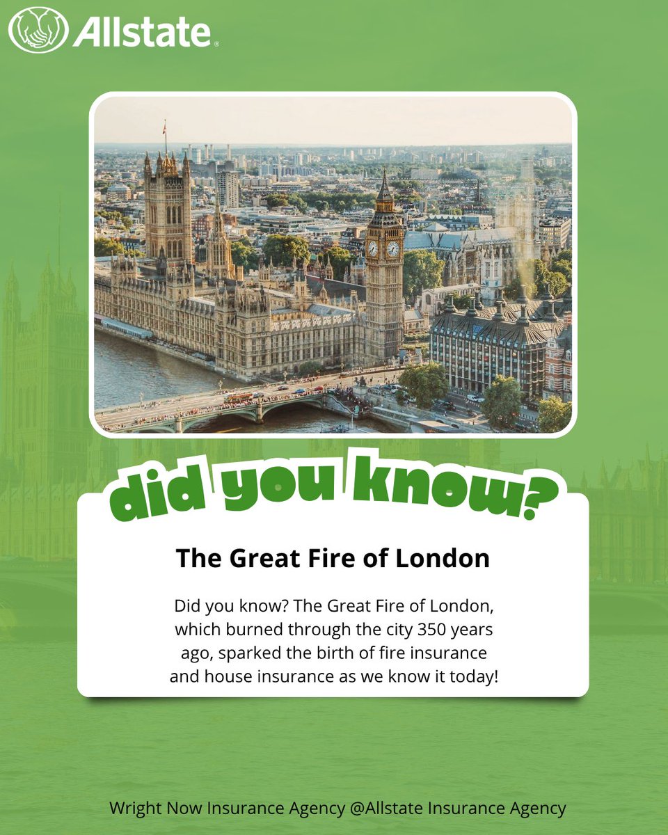 MarynSidney's tweet photo. 🔥 Did You Know? 🔥

The Great Fire of London, which devastated the city over 350 years ago, helped inspire the creation of fire insurance and modern homeowners insurance as we know it today! 🏠

📞 773-253-0818

#DidYouKnow #InsuranceFacts #HomeInsurance #FireInsurance https://t.co/nxCF8ecJ5B