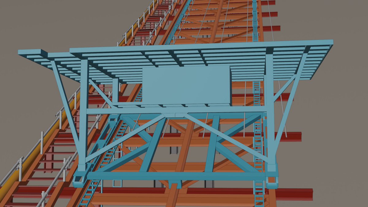 Blender_uncle's tweet photo. 作品93.5：インクライン(続き)
WIP
全然時間が取れなくて全然進んでいませんが、Blender触れるだけでありがたい。 
#Blender, #b3d, #インクライン, #Incline https://t.co/hNFqhKOKYF