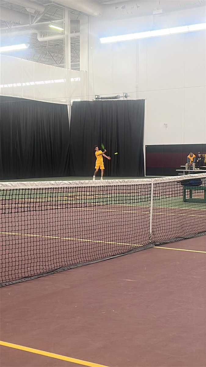 MustangsPE's tweet photo. #2 Rocco Zoia on court for his quarterfinal matchup in the section 5a tournament @BreckAthletics https://t.co/Tft7Lc1YGQ