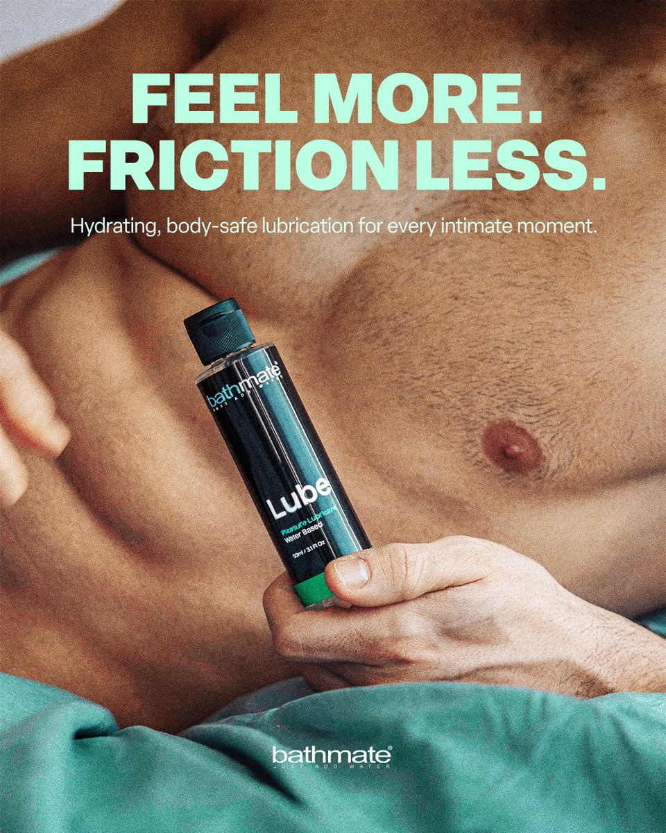 Bathmate's tweet photo. Slip Into Something Better.
Long-lasting glide with a clean, non-sticky feel.
Upgrade in the bedroom with Bathmate Lube.

🛍️Shop Now.
🔗Link In Bio. https://t.co/sRhrqfJQ63
