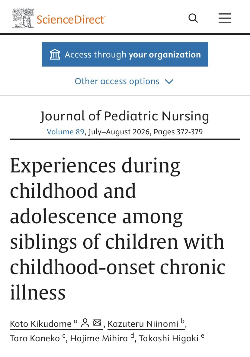 Nynomi's tweet photo. Experiences during childhood and adolescence among siblings of childre... https://t.co/zGW1CF7Waj https://t.co/mcr1yLf56F