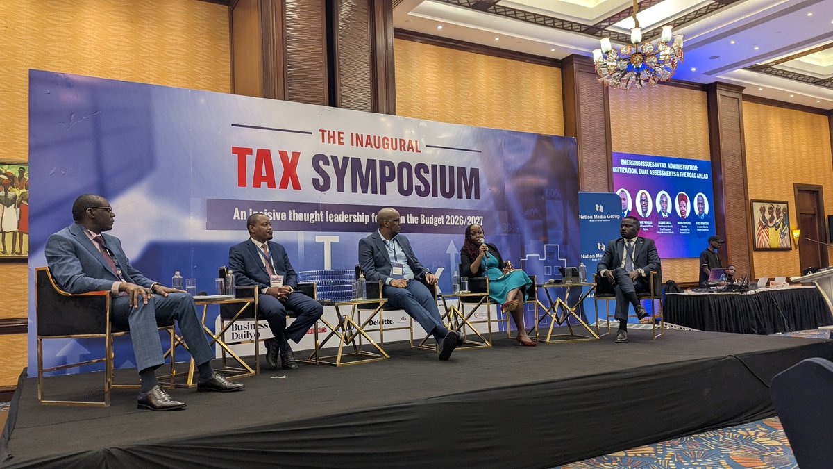 Digi_Tax's tweet photo. DigiTax joined the inaugural Tax Symposium hosted by @NationMediaGrp contributing to critical discussions around the Budget and the Finance Bill 2026/2027.
Our CEO @cwanjau was on the panel and argued that there are challenges arising from eTIMS implementation. https://t.co/ElojhEJnPk
