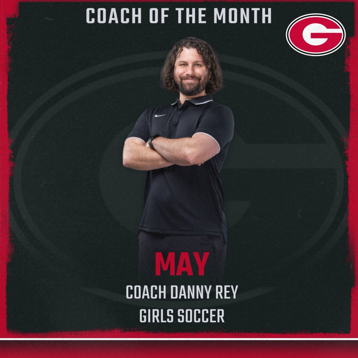 RedRaiderBball's tweet photo. Congratulation to Danny Rey, our May Coach of the Month.  The Girls Soccer team had an outstanding season and we are proud of all of their hard work.  #RaiderWay https://t.co/KdMvIWUAeZ