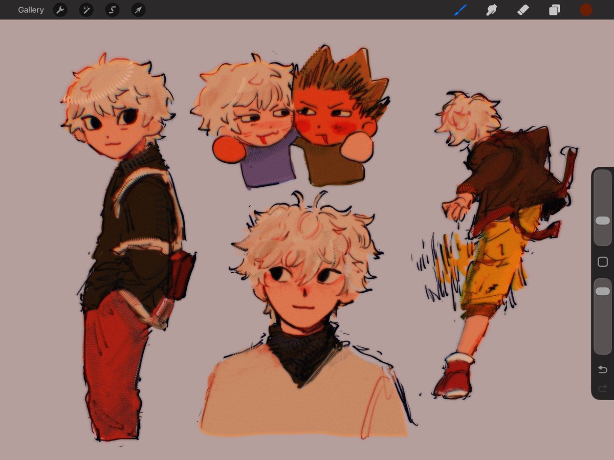 キルア 「back to my roots.... #hxh //test of some」|mingのイラスト