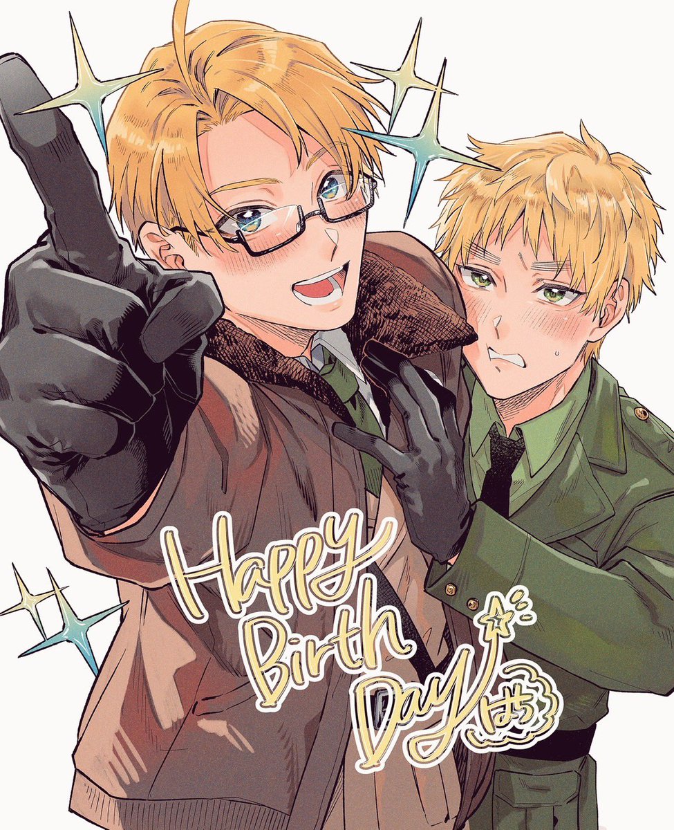 ha_chiii_'s tweet photo. 佑@task1111 が今年も誕生日に神絵を描いてくださったのでみて！！！！！！！
2人ともかわいい…夢かな…夢かも……
ヒーローのキラッキラな瞳好きすぎるしイギの表情好き……
ありがとう…ありがとう…語彙力がなくなっちゃった… https://t.co/MhzZA9julP
