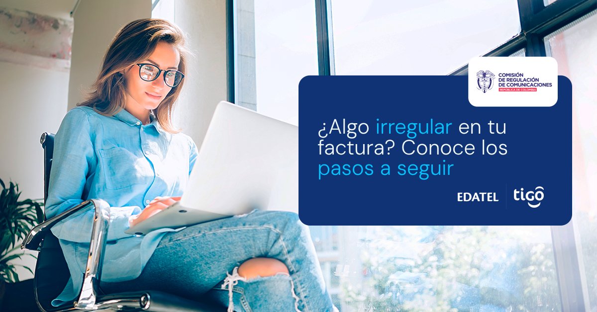 EDATEL's tweet photo. Reclama al operador antes de la fecha de pago oportuno, para que no te ✂️el servicio mientras se decide tu caso 📺💻📱. 🤓 Conocer tus derechos permite que estemos #ComunicadosComoEs. Aprende más en https://t.co/UkmUdxQy3N https://t.co/gK7TbA5xG8