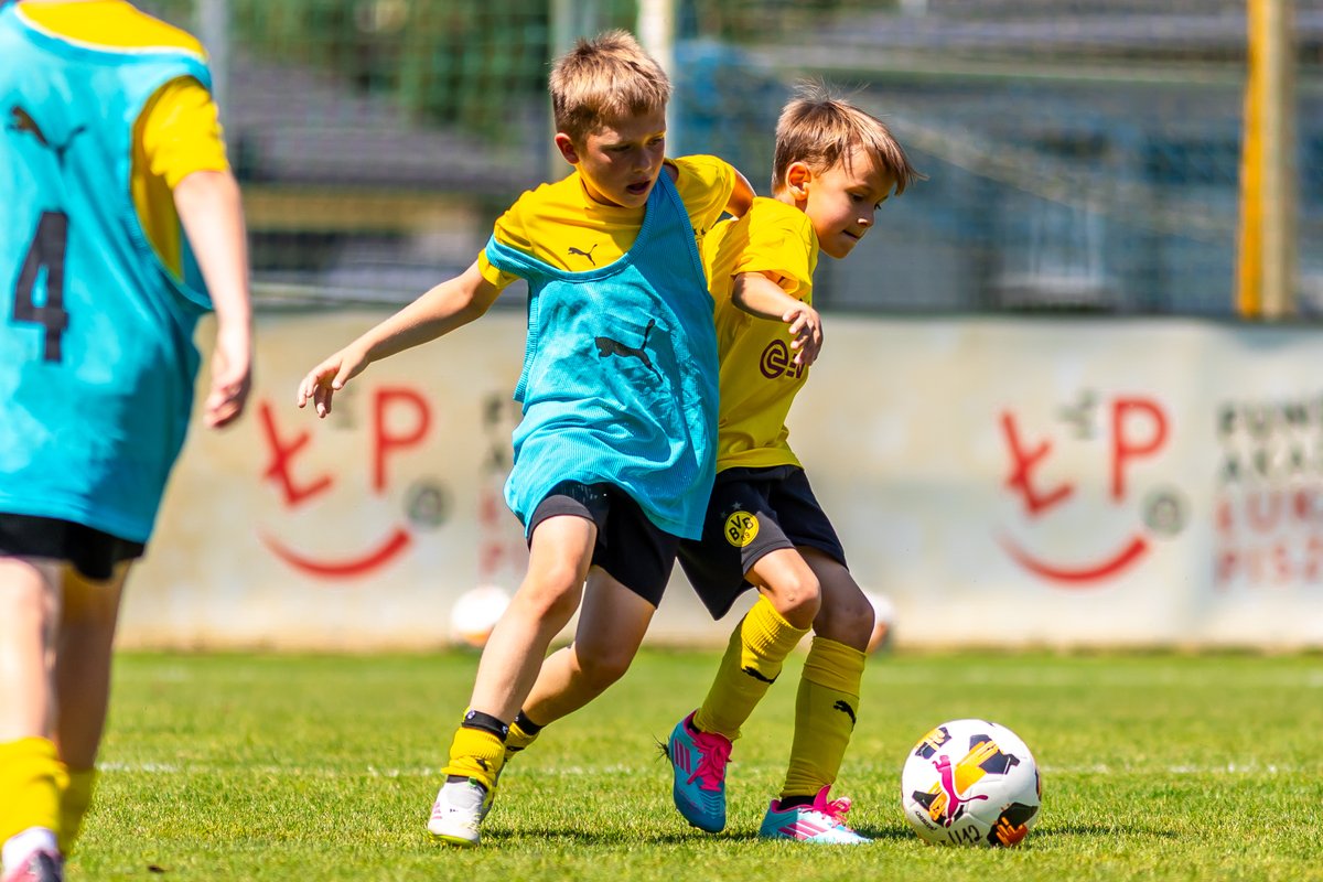 AkademiaBVB's tweet photo. ZapraszaMY na campy piłkarskie BVB EVONIK Fuβballakademie – miejsce, w którym pasja do futbolu spotyka się z profesjonalnym szkoleniem i niesamowitymi emocjami!🔥⚽
📩 Zapisy już trwają – liczba miejsc jest ograniczona! ➡ https://t.co/2kiDiaJQDw

Nie zwlekaj–dołącz do nas!🖤💛⚽ https://t.co/spOBTtCa5O