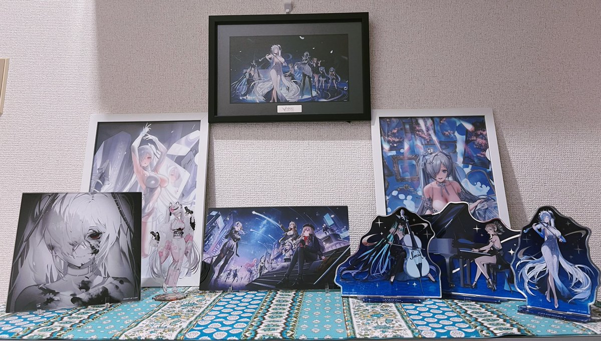 女神さま　複製原画 NIKKEオケコンのグッズが届いた🎻 複製原画を衝動買いして正解だった٩