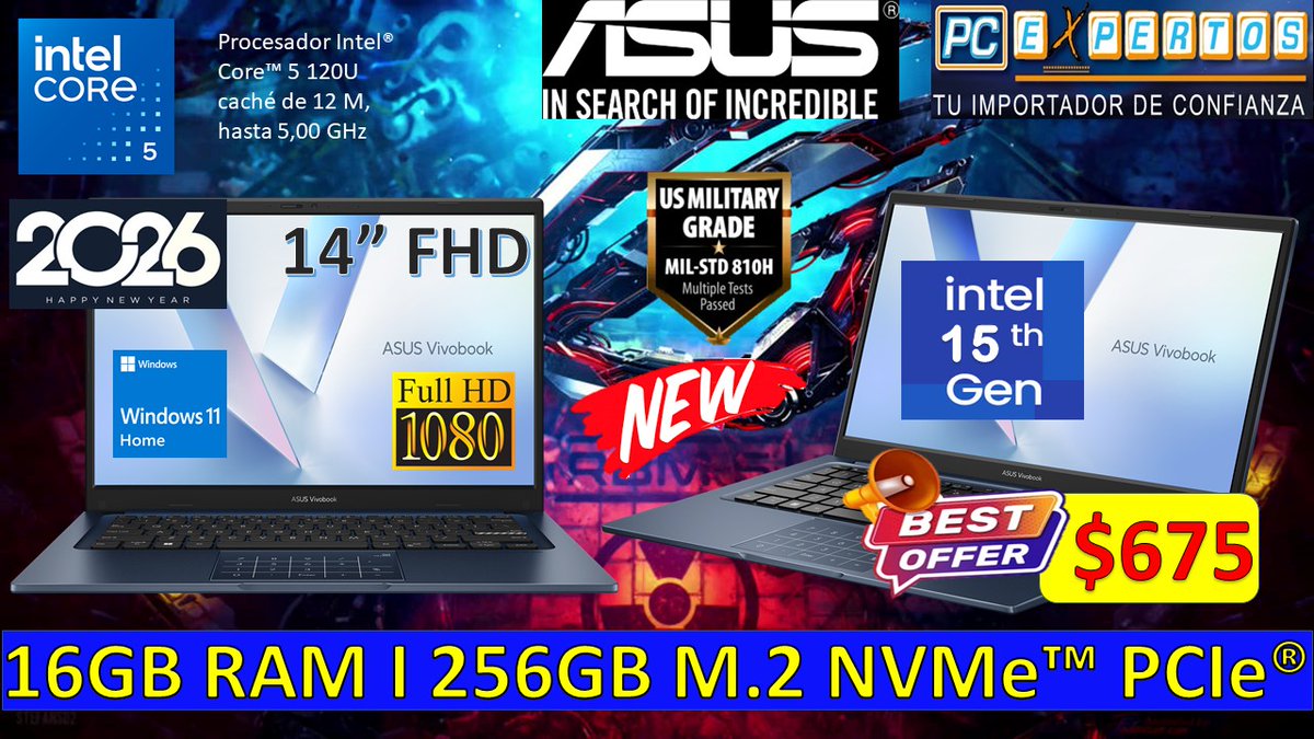 PC_EXPERTOS's tweet photo. PC-EXPERTOS...MES DE MAMÁ
📷 Recibe regalos en todas tus compras.
📷 Haz tus pedidos aquí 📷 📷
https://t.co/qcadHsuBCS https://t.co/jCMbSMXizL