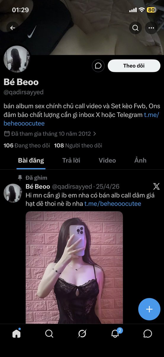 Dkman107's tweet photo. con này scam nha mn.
hỏi alb thì bảo 200k có 100 ảnh và video.mua xong thì chỉ có đúng 29 cái siêu chán siêu nhạt. ban đầu tui cũng nghi nó scam r nhưng công nhận là tui ngoo thật. quyết định xuống tiền call thì nó bảo 150k. chuyển xong thì nó kêu thêm 50 r im luôn https://t.co/peGLFncwB0
