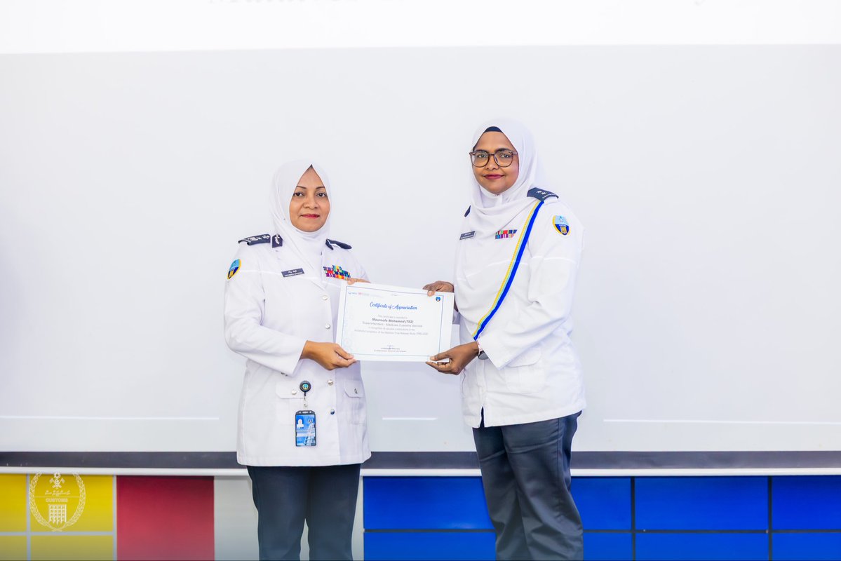 Maldives Customs Service tweet media