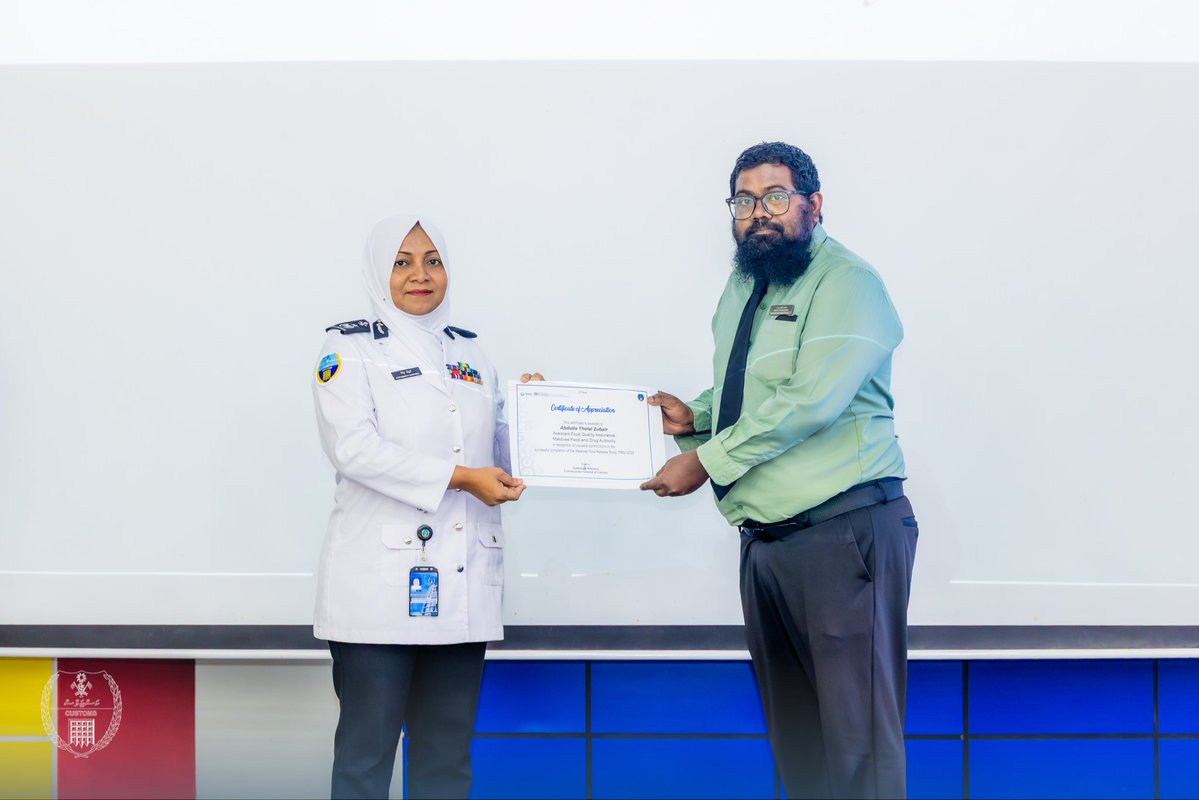 Maldives Customs Service tweet media