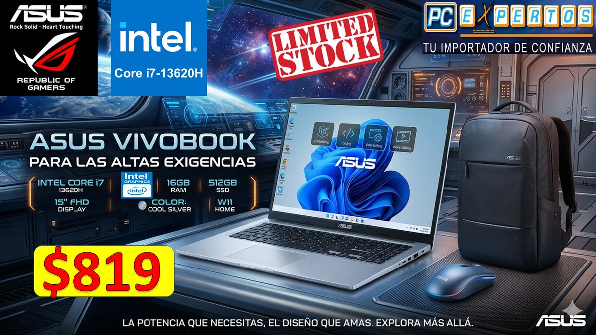 PC_EXPERTOS's tweet photo. PC-EXPERTOS...MES DE MAMÁ
📷 Recibe regalos en todas tus compras.
📷 Haz tus pedidos aquí 📷 📷
https://t.co/qcadHsuBCS https://t.co/QSlAfFr3t9