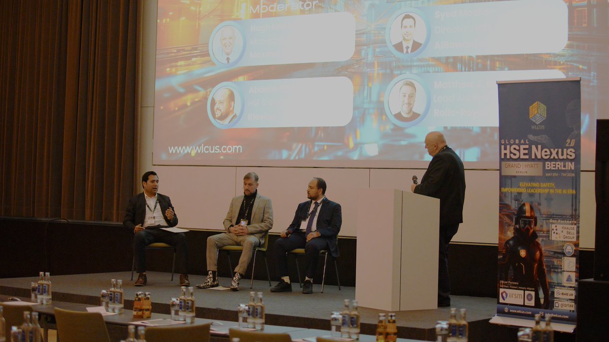 albawani's tweet photo. شاركت  البواني في منتدى Global HSSE Nexus 2.0 في برلين – ألمانيا، تحت شعار «الارتقاء بالسلامة وتمكين القيادة».
ومثّل البواني مدير إدارة الصحة والسلامة والأمن والبيئة، السيد سيد مظهر، حيث استعرض أهمية تمكين العاملين ميدانيًا، وتعزيز ثقافة السلامة، ودمج الاستدامة والاستعداد للمخاطر ضمن ممارسات HSSE.

AlBawani participated in Global HSSE Nexus 2.0 in Berlin under the theme “Elevating Safety, Empowering Leadership.”
Our HSSE Director, Syed Mazhar, shared insights on empowering workers as safety leaders and integrating sustainability, climate risk, & resilience into HSSE practices.
#AlBawani #HSSE #SafetyLeadership #Sustainability
