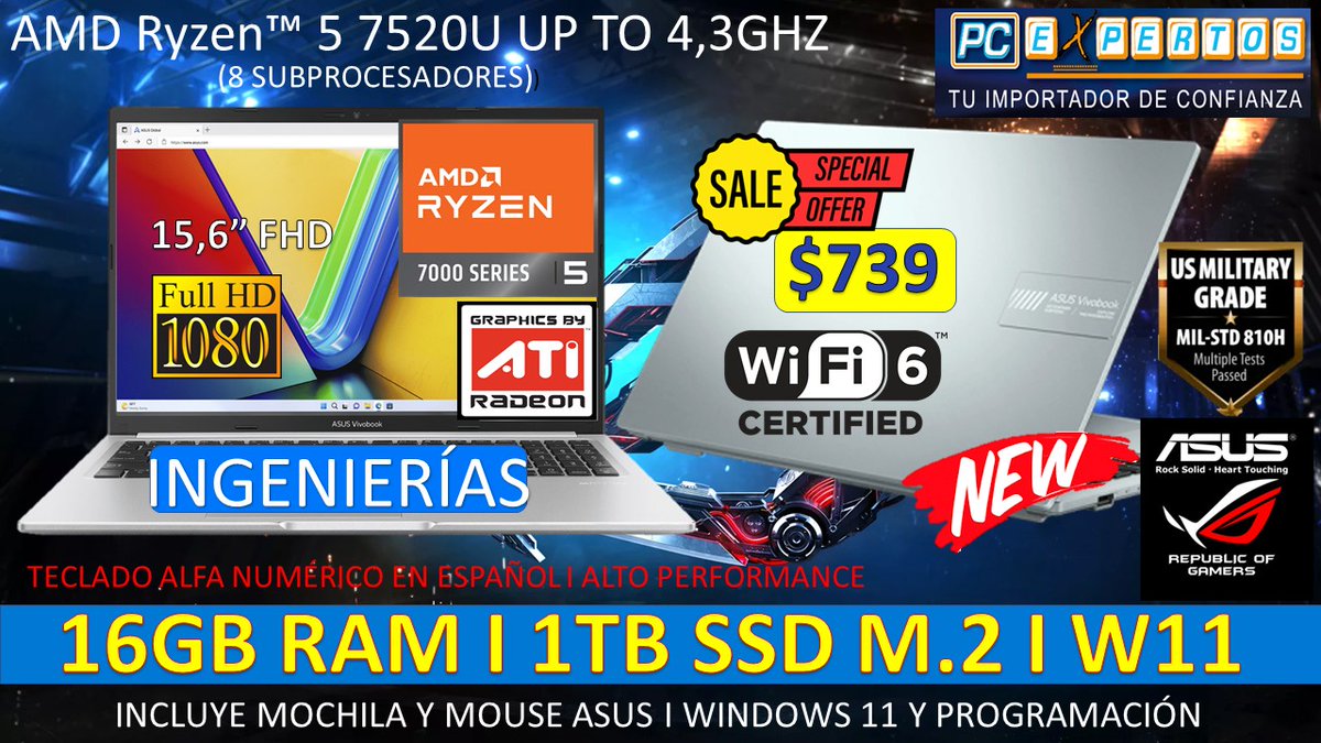 PC_EXPERTOS's tweet photo. PC-EXPERTOS...MES DE MAMÁ
📷 Recibe regalos en todas tus compras.
📷 Haz tus pedidos aquí 📷 📷
https://t.co/qcadHsuBCS https://t.co/WecfsXSYFJ