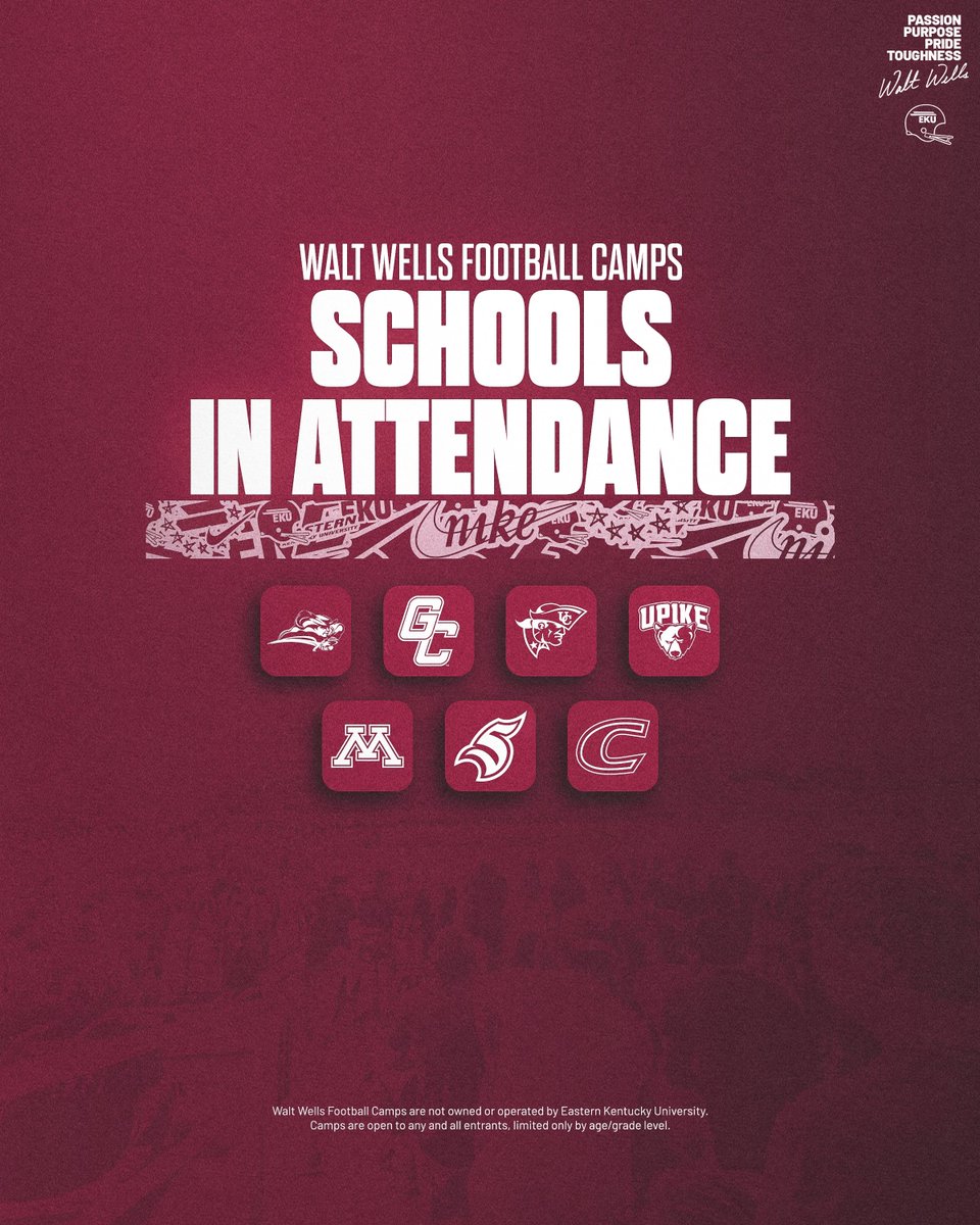EKUFootball's tweet photo. Make your name known this summer!

Our high school prospect camps are right around the corner, with strong programs from across the region set to be in attendance.

Register now 👉 https://t.co/idAqRJvJ8C

#E2W | #MatterOfPride https://t.co/MiQLlZVEhA