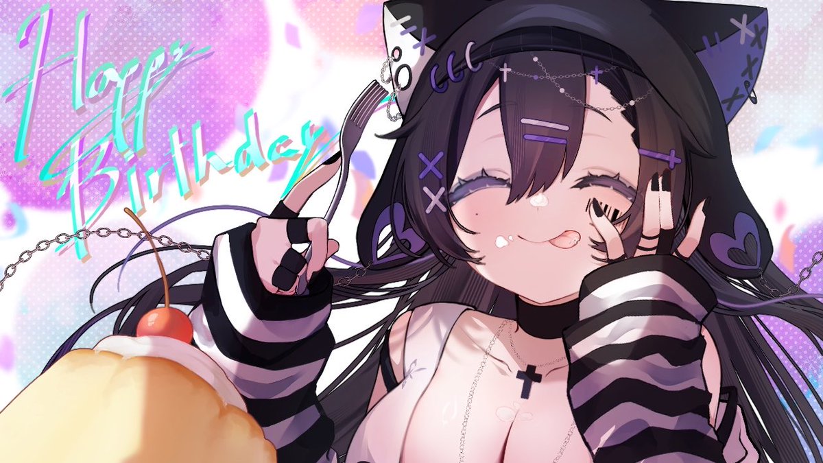 偽莉 るあん🐈⬛👅💜@Vtuber tweet media