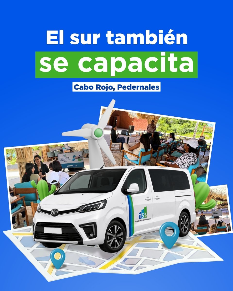 TSSDOM's tweet photo. Nuestro equipo de Capacitación Externa impartió un taller intensivo para fortalecer los conocimientos del SUIR de los colaboradores de la empresa Servicios Operativos del Cabo, SRL. 

Agenda una capacitación, envía un correo a 📧 capacitaciones@tss.gob.do
​
#TSSDom https://t.co/rE61A3ixUk