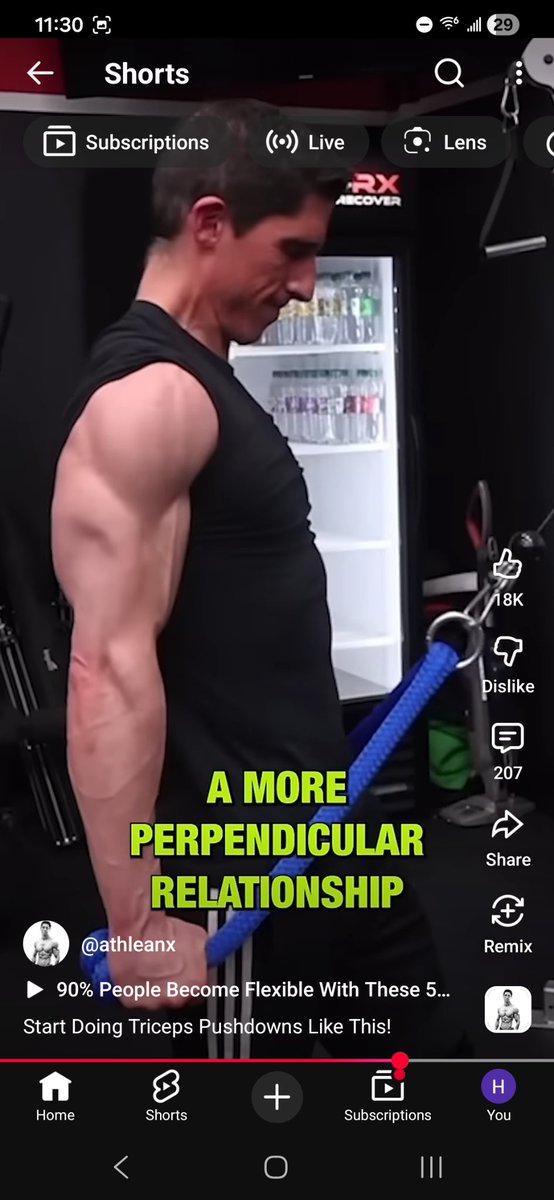 HunnaFresh's tweet photo. @thrdsummerizer @hotiiofficial Rope also allows you to get your hands past your hips for a full contraction. And you can get longer stretch on the eccentric motion - real gains.

@Team_AthleanX 

https://t.co/5gZg4Seqoh https://t.co/MJ3P1f2MID